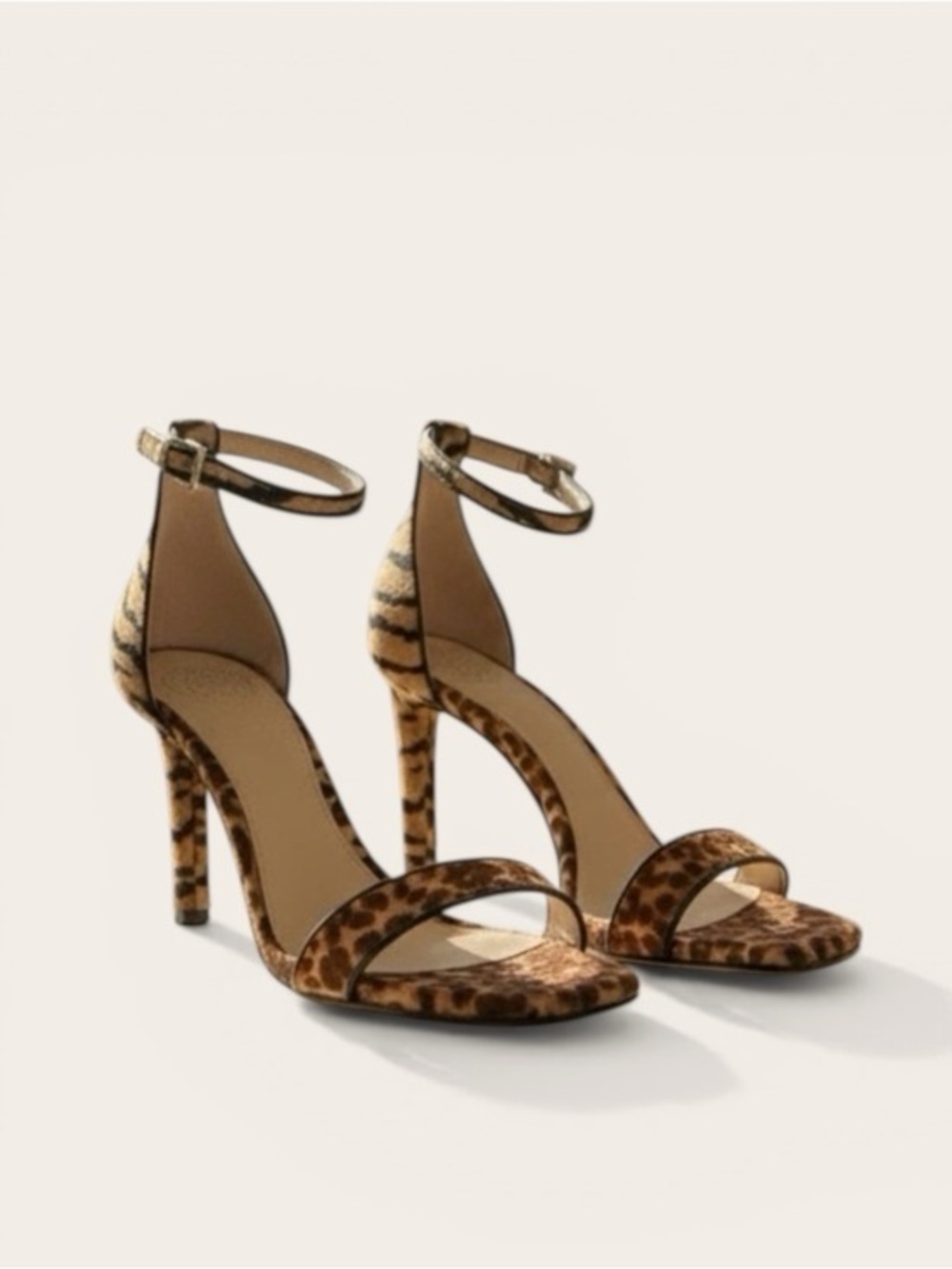 Vince Camuto Lauralie Leopard Animal Print  Mob Wife Stiletto Heels Size 7